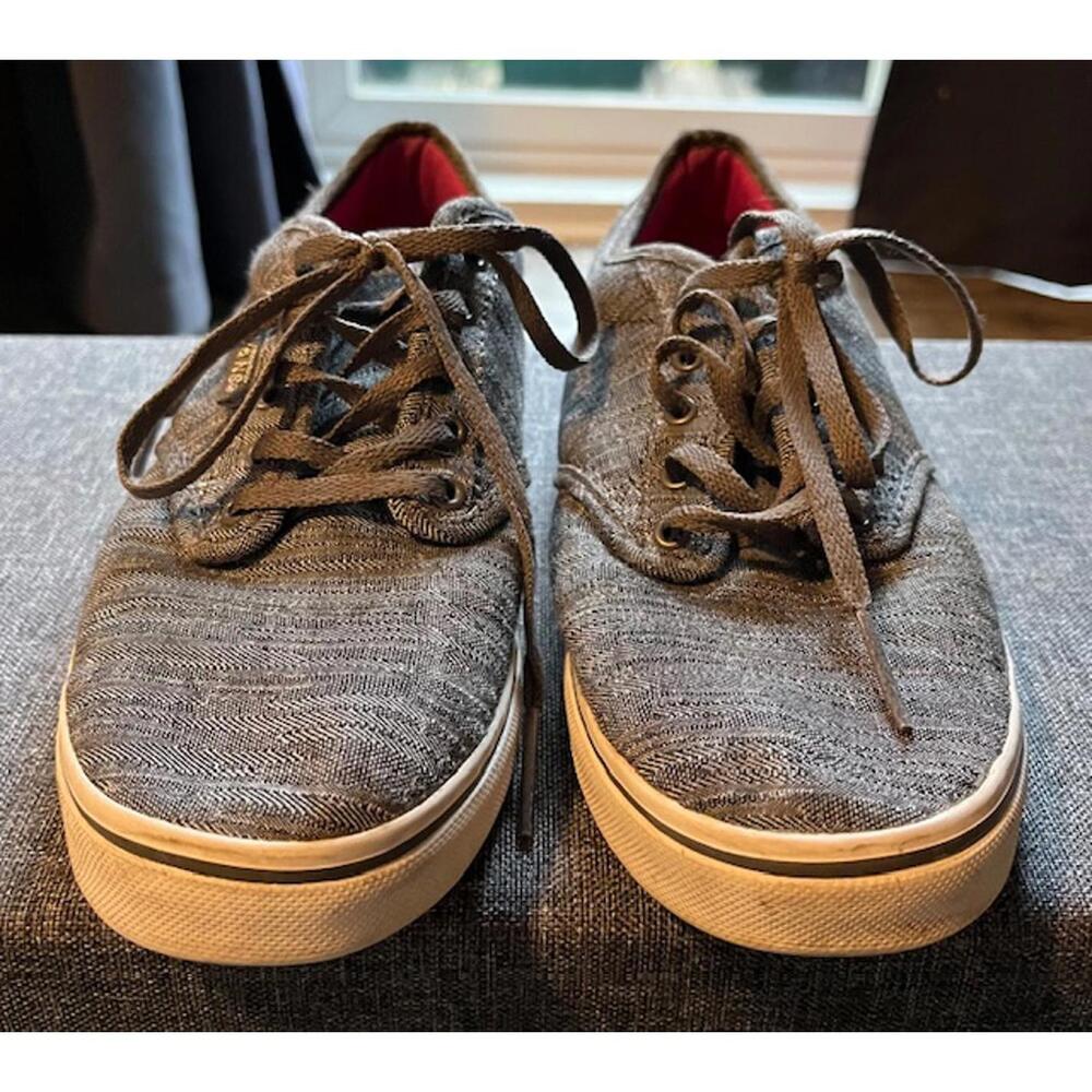 Women's Gray Lace up Vans
